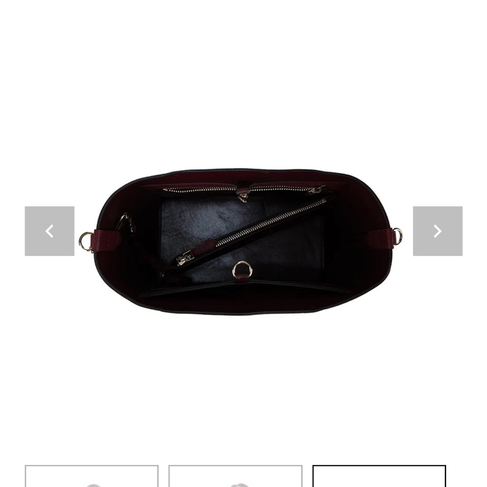 NWT Turkish Handmade Burgundy Tote Bag - Picture 5 of 7